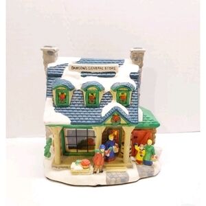 Dawson's General Store Lighted Christmas Porcelain House Village Display